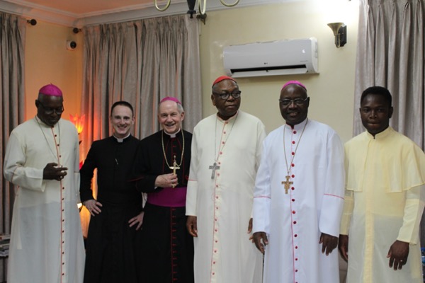 3 Bishops, Cardinal, Fr. Rankin, Fr. Peter