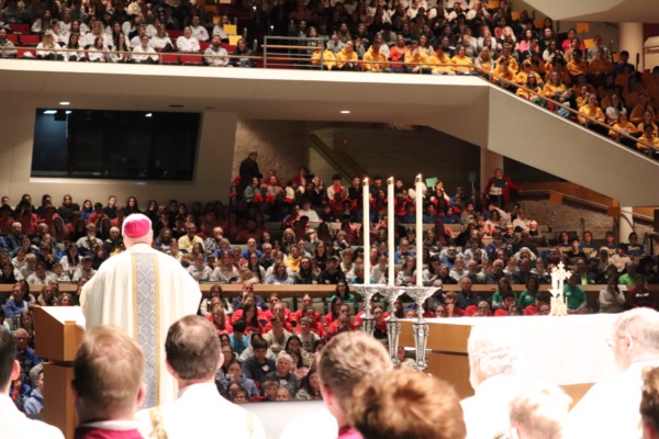 Bishop McGovern preaches at Mass for Life