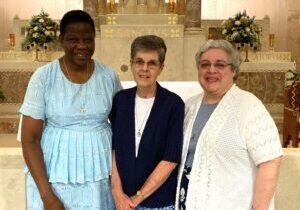 Pictured left to right: Sisters Anna, Maureen, and Janice