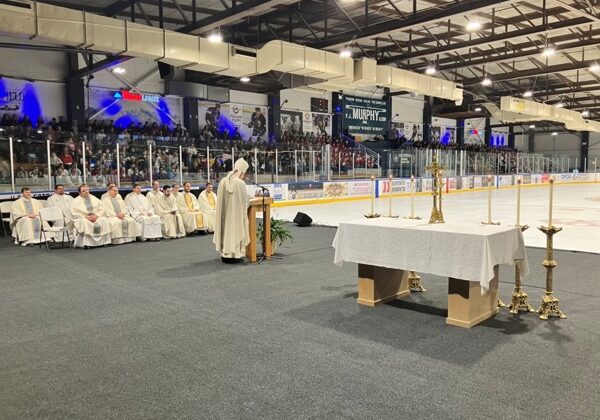 Bishop Tylka delivers homily