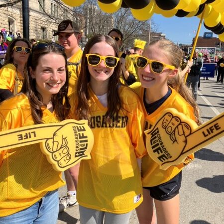Crusaders for Life of St. John Cantius Parish in Chicago and St. Katharine Drexel Parish in Springfield