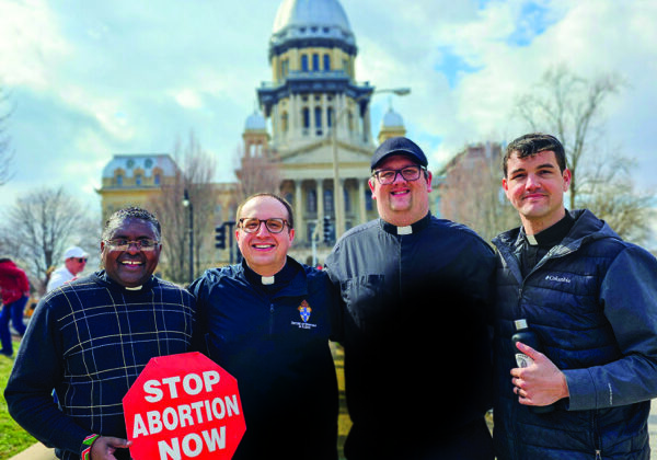 Priests at Prolife March